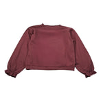 Mapero' Felpa tinta unita Girocollo Bordeaux per Bambina M32327 BORDEAUX MAPERO' 