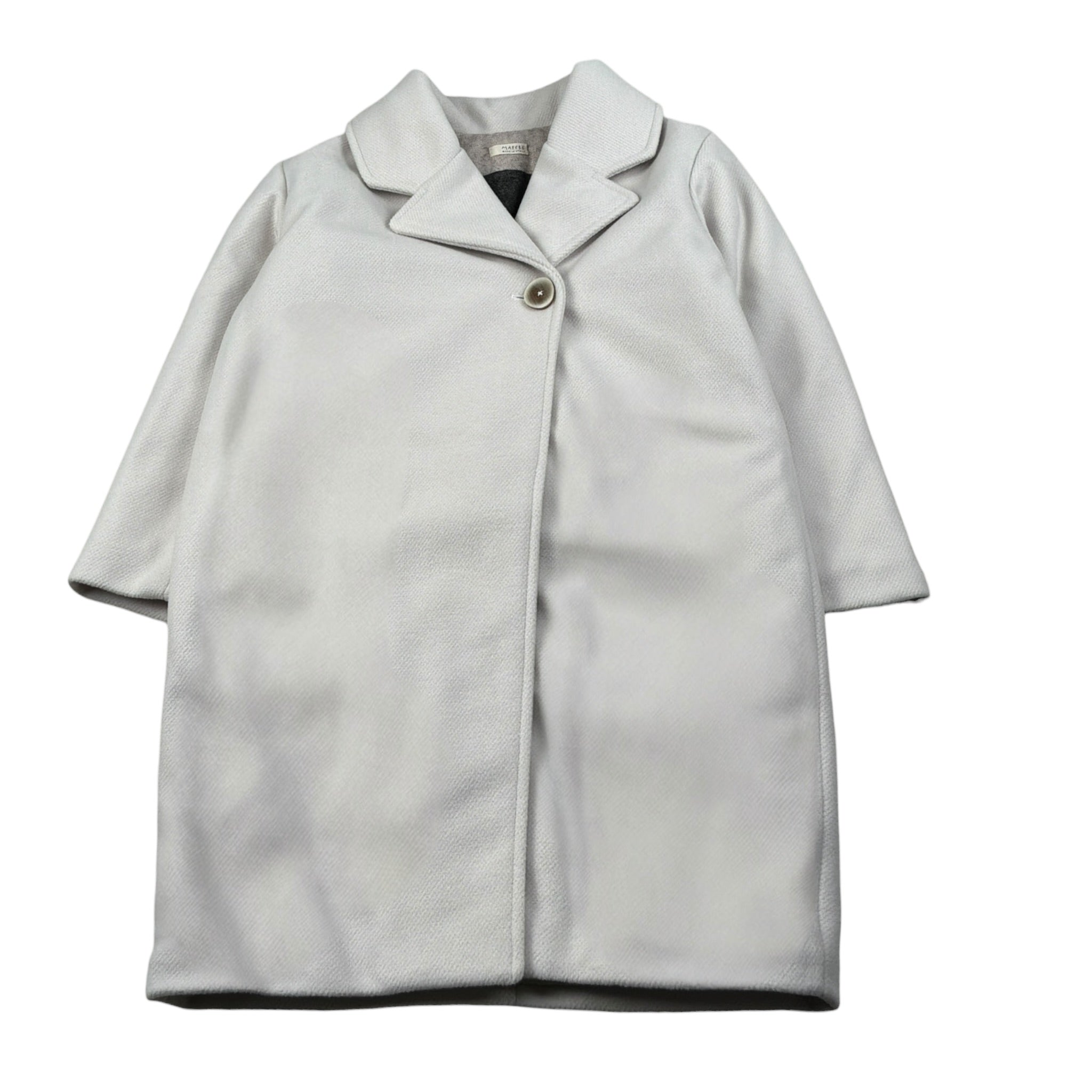 Mapero' Cappotto tinta unita Panna per Bambina M32370 PANNA MAPERO' 