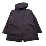 Mapero' Cappotto tinta unita con Cappuccio Nero per Bambino M32374 NERO MAPERO' 