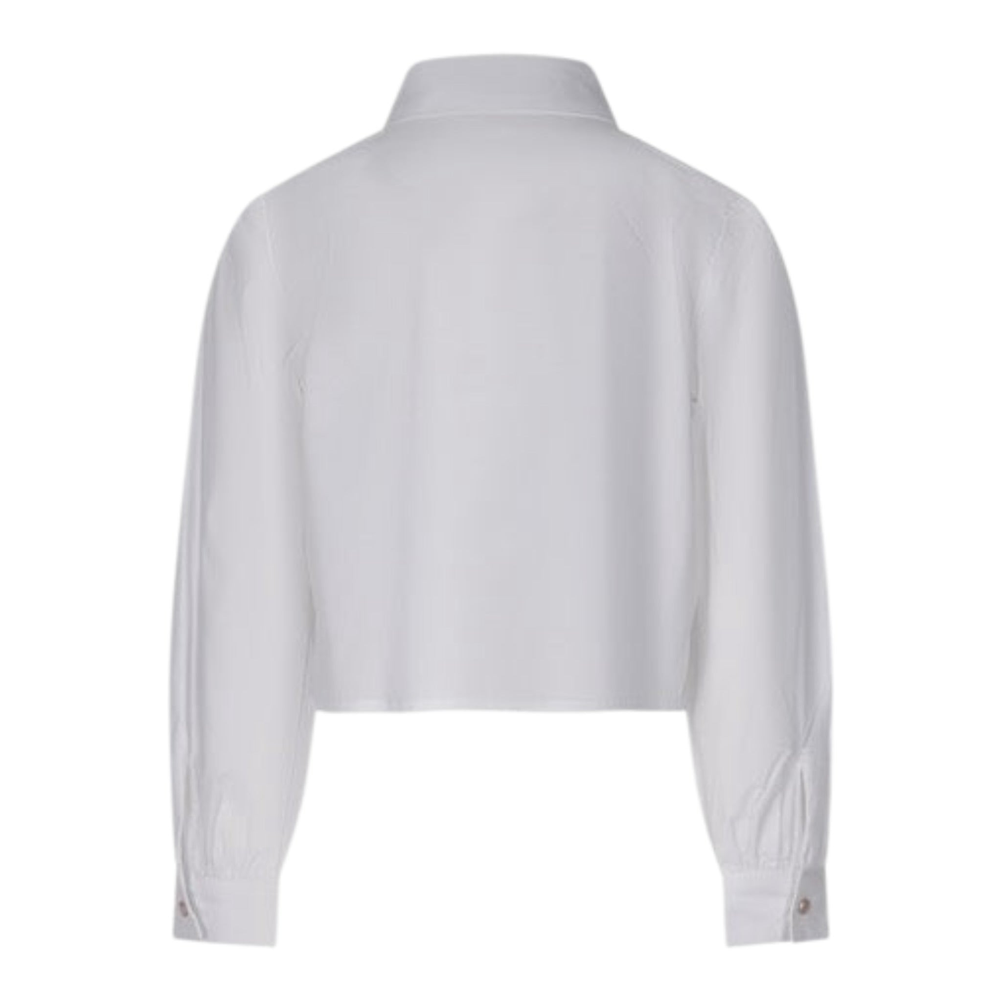 Marc Ellis Camicia tinta unita con Stampa Bianco per Bambina JMJSH00242 BIANCO MARC ELLIS 