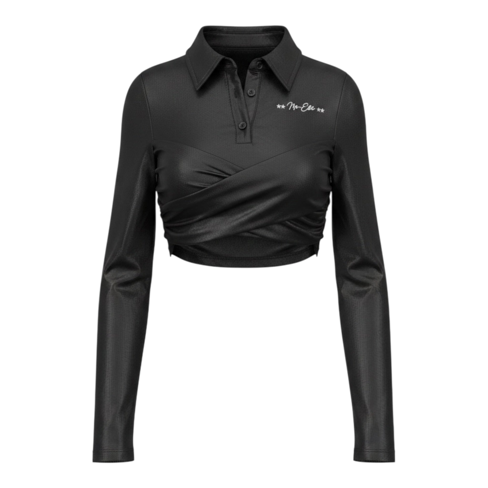 Marc Ellis Camicia tinta unita con Stampa Nero per Bambina JMJSH02187 NERO MARC ELLIS 