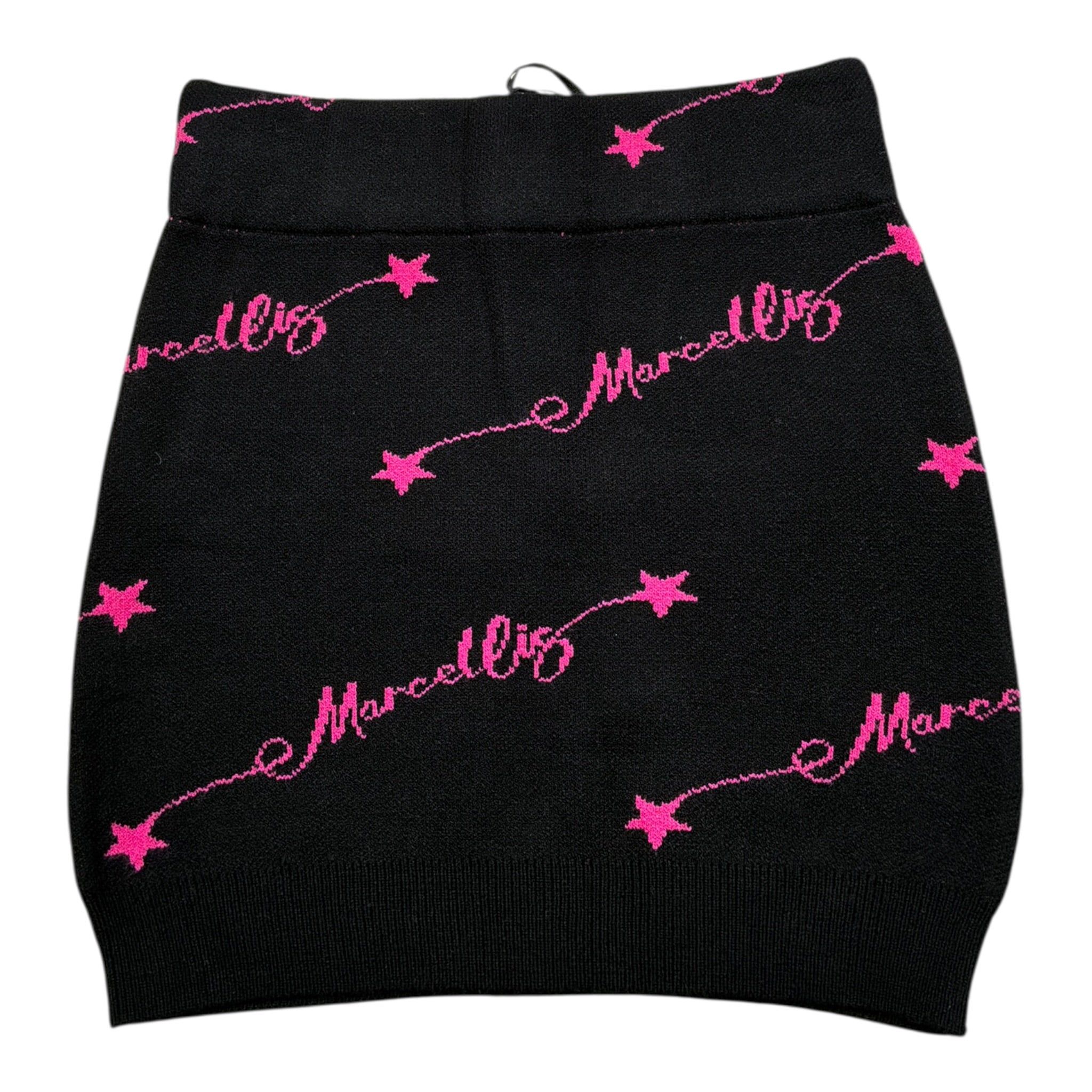 Marc Ellis Gonna tinta unita In Maglia con Logo Nero per Bambina JMJSK00173 NERO MARC ELLIS 