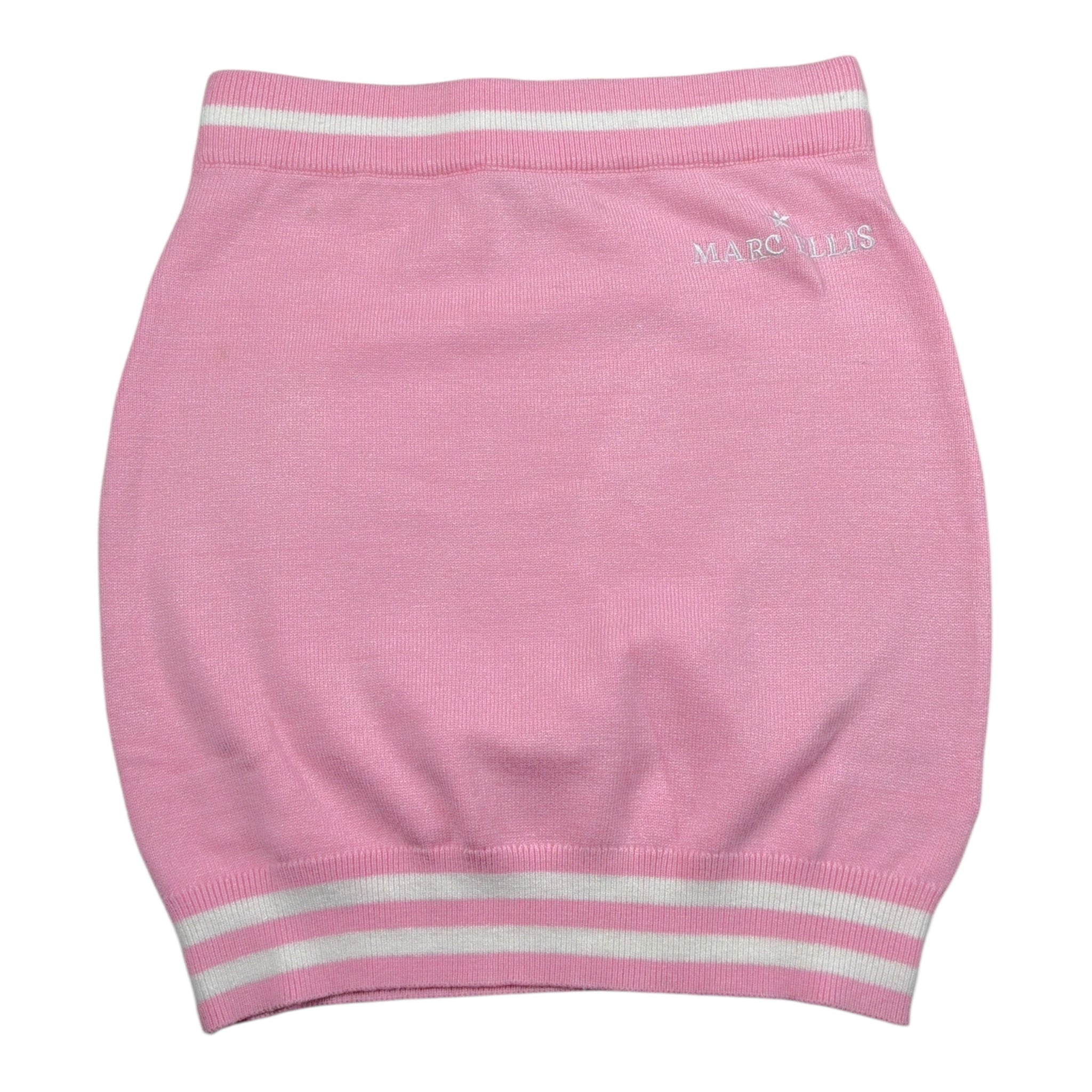 Marc Ellis Gonna tinta unita In Maglia con Logo Rosa per Bambina JMJSK01919 ROSA MARC ELLIS 