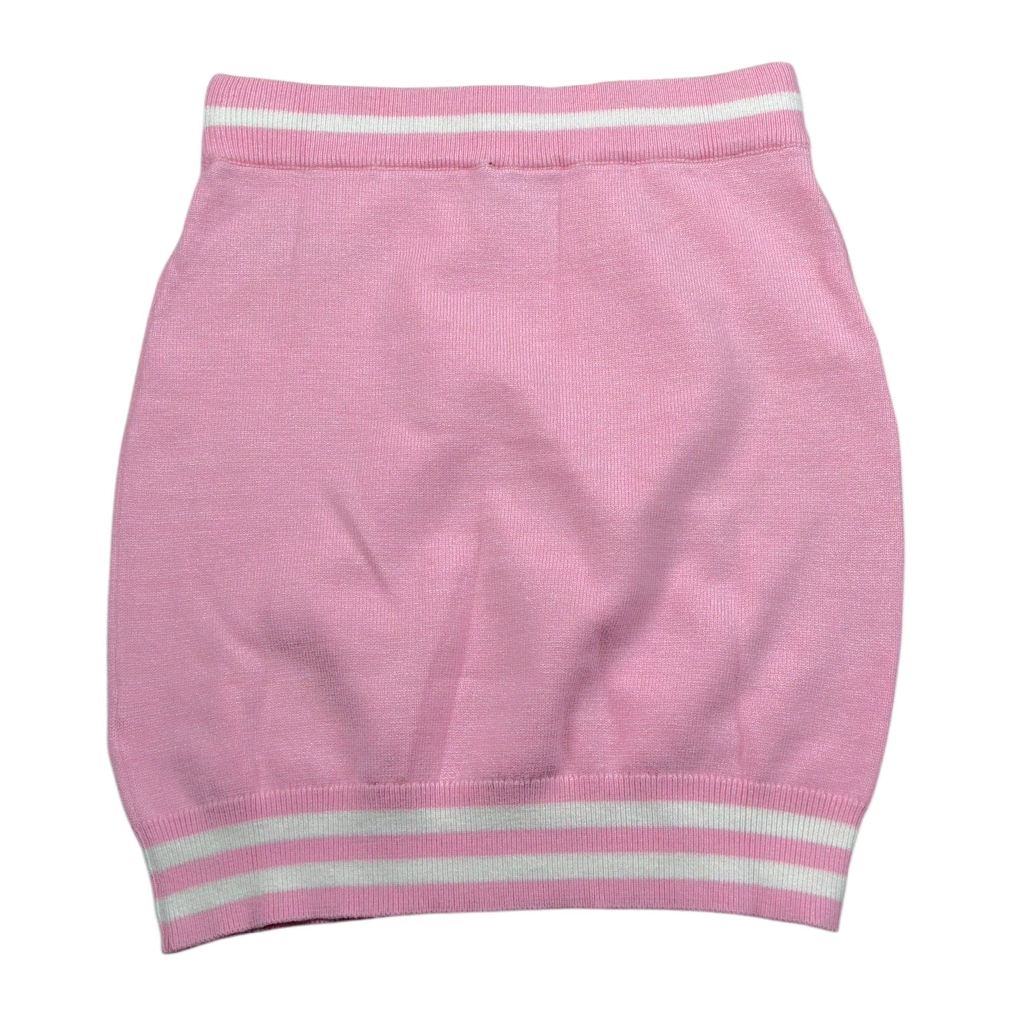 Marc Ellis Gonna tinta unita In Maglia con Logo Rosa per Bambina JMJSK01919 ROSA MARC ELLIS 