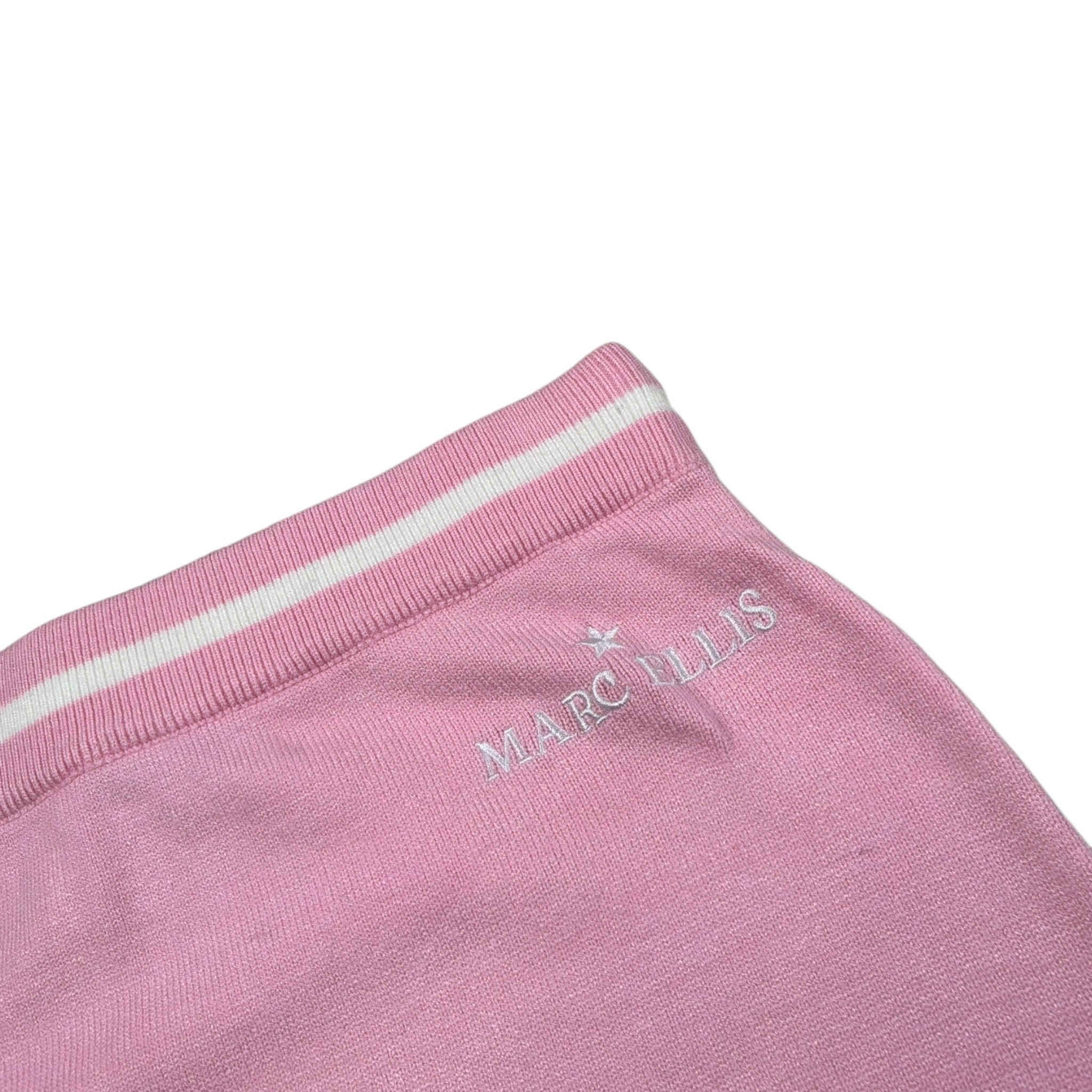 Marc Ellis Gonna tinta unita In Maglia con Logo Rosa per Bambina JMJSK01919 ROSA MARC ELLIS 
