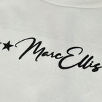 Marc Ellis Felpa tinta unita con Stampa Bianco per Bambina JMJST02224 BIANCO MARC ELLIS 