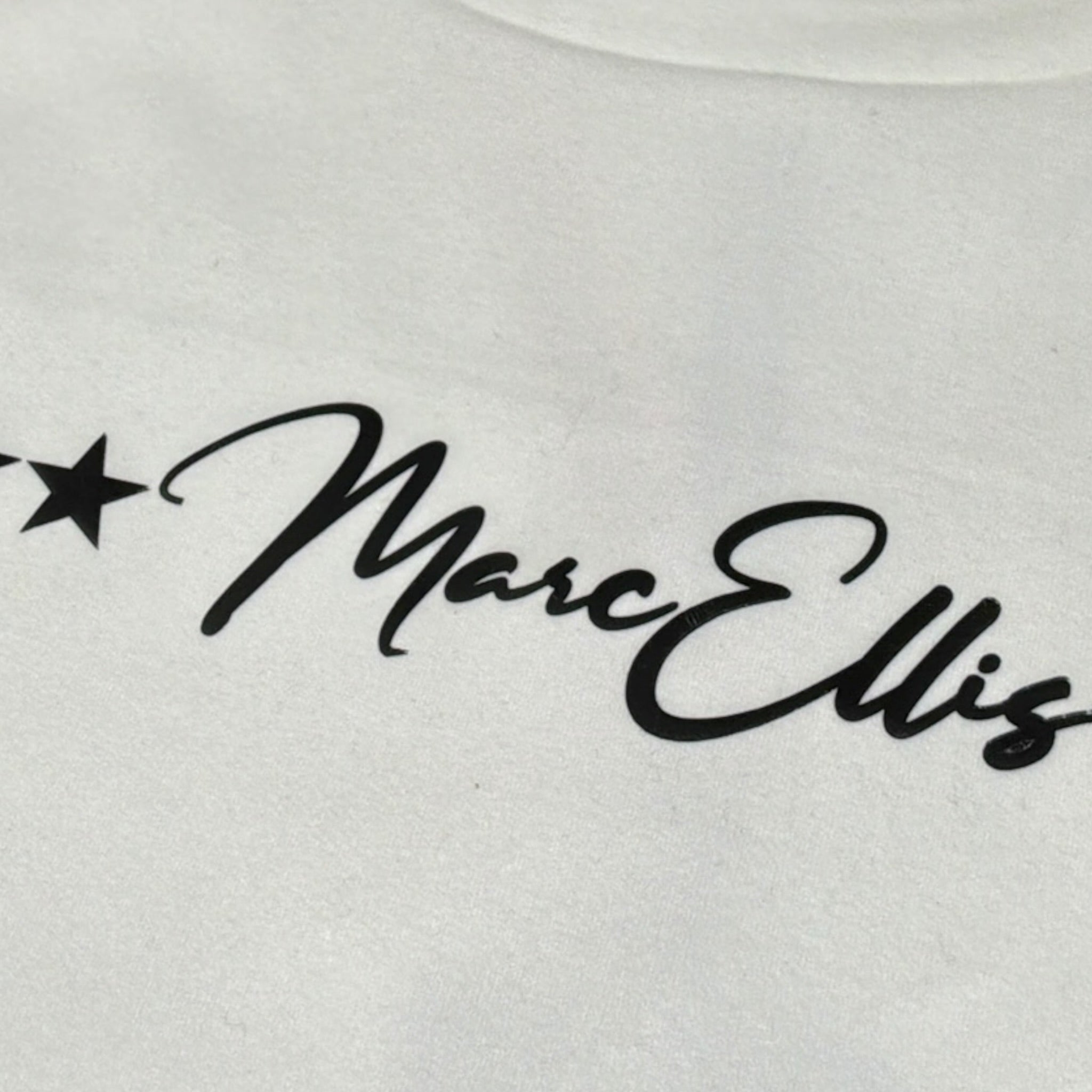 Marc Ellis Felpa tinta unita con Stampa Bianco per Bambina JMJST02224 BIANCO MARC ELLIS 