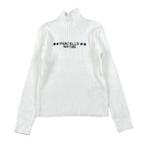Marc Ellis Maglia tinta unita con Stampa Bianco per Bambina JMJSW00188 BIANCO MARC ELLIS 