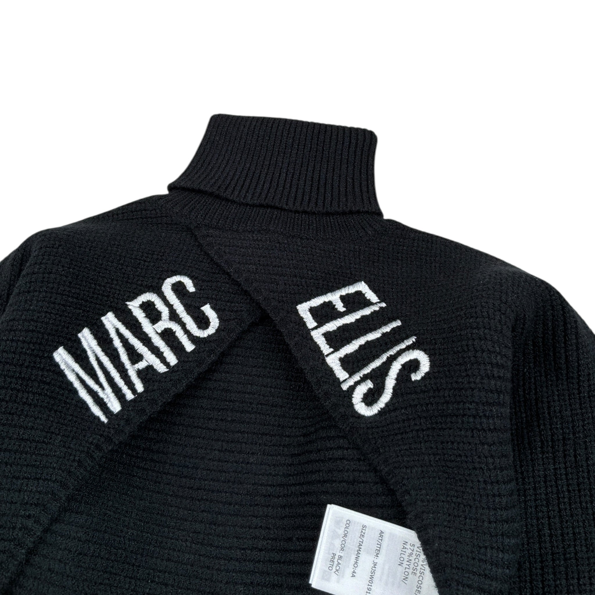 Marc Ellis Maglia tinta unita Modello Crop Nero per Bambina JMJSW01915 NERO MARC ELLIS 