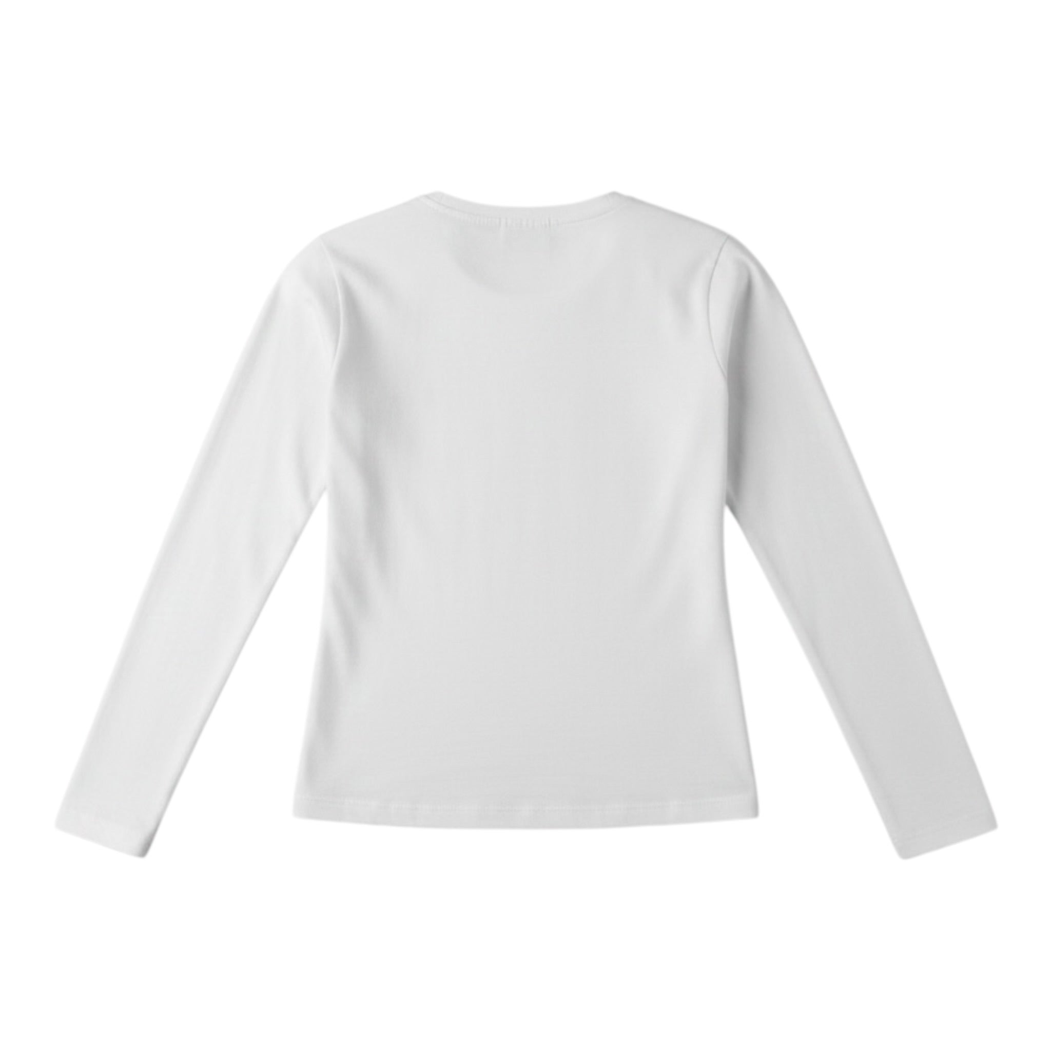 Marc Ellis Shirt tinta unita con Borchie Bianco per Bambina JMJTS00168 BIANCO MARC ELLIS 
