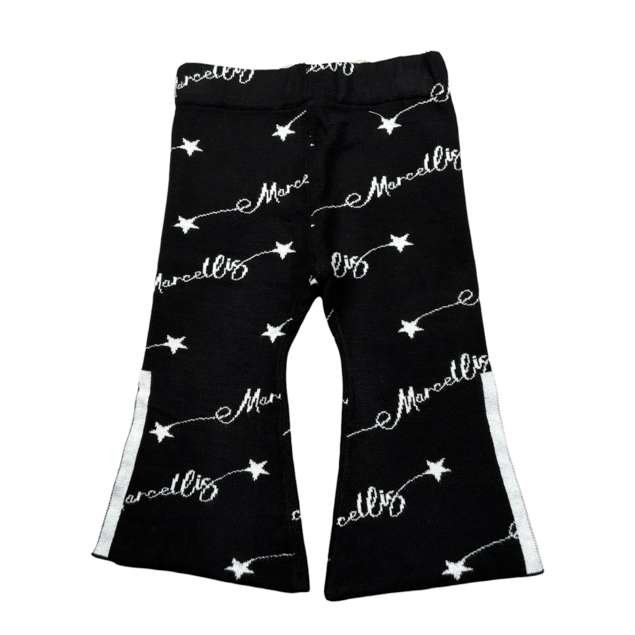 Marc Ellis Leggins tinta unita Logato Bianco/Nero per Bambina JMNPT00182 BAINCO/NERO MARC ELLIS 