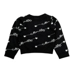 Marc Ellis Maglia tinta unita con Stampa Bianco/Nero per Neonata JMNSW00180 BIANCO/NERO MARC ELLIS 