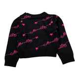 Marc Ellis Maglia tinta unita con Stampa Nero per Neonata JMNSW00180 NERO MARC ELLIS 