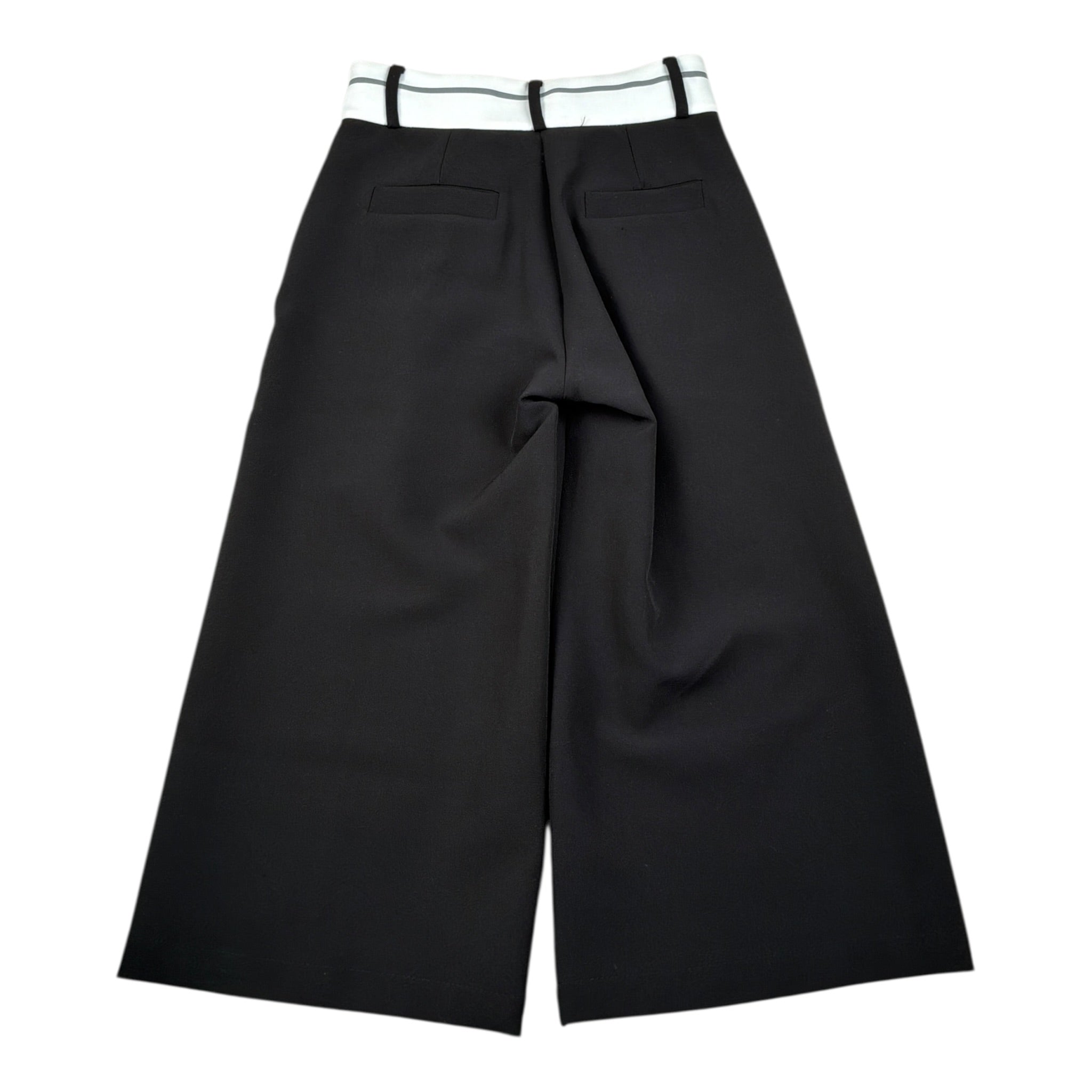 Marc Ellis Pantalone tinta unita Modello A Palazzo Nero per Bambina JNJPT02330 NERO MARC ELLIS 
