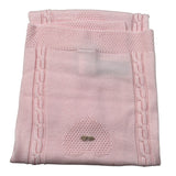 Marlu' Coperta tinta unita Rosa per Neonata IB2180 ROSA MARLU' 