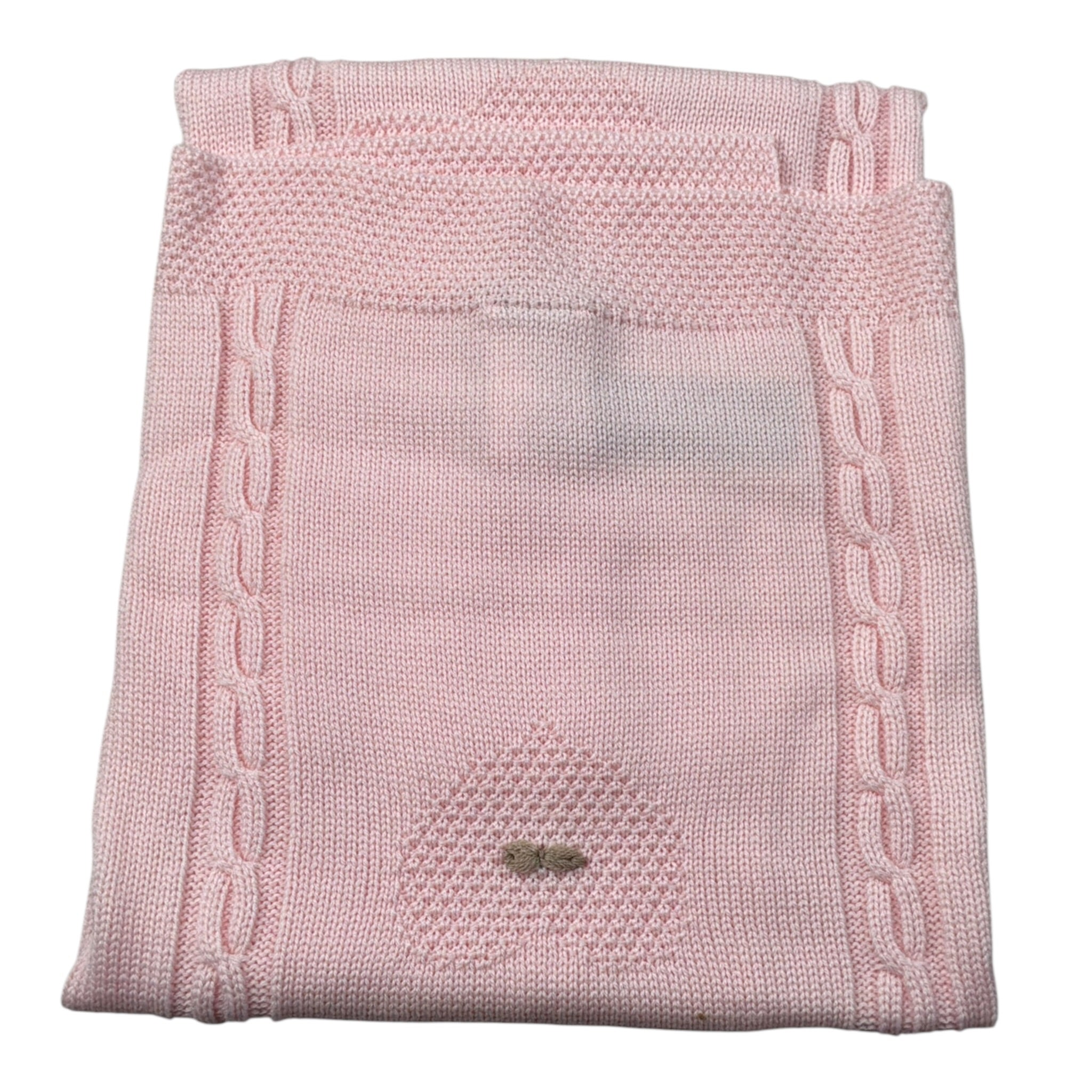 Marlu' Coperta tinta unita Rosa per Neonata IB2180 ROSA MARLU' 
