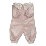 Marlu' Tutina Manica Lunga tinta unita In Ciniglia Rosa per Neonata IN1714X ROSA MARLU' 