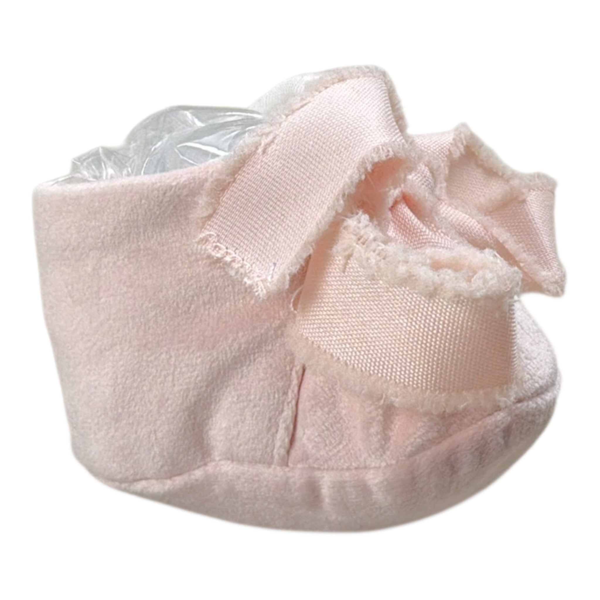 Marlu' Babbucce tinta unita con Fiocco Rosa per Neonata IN17CU ROSA MARLU' 