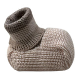 Marlu' Babbucce tinta unita In Maglia Beige per Neonato IN56SS BEIGE MARLU' 