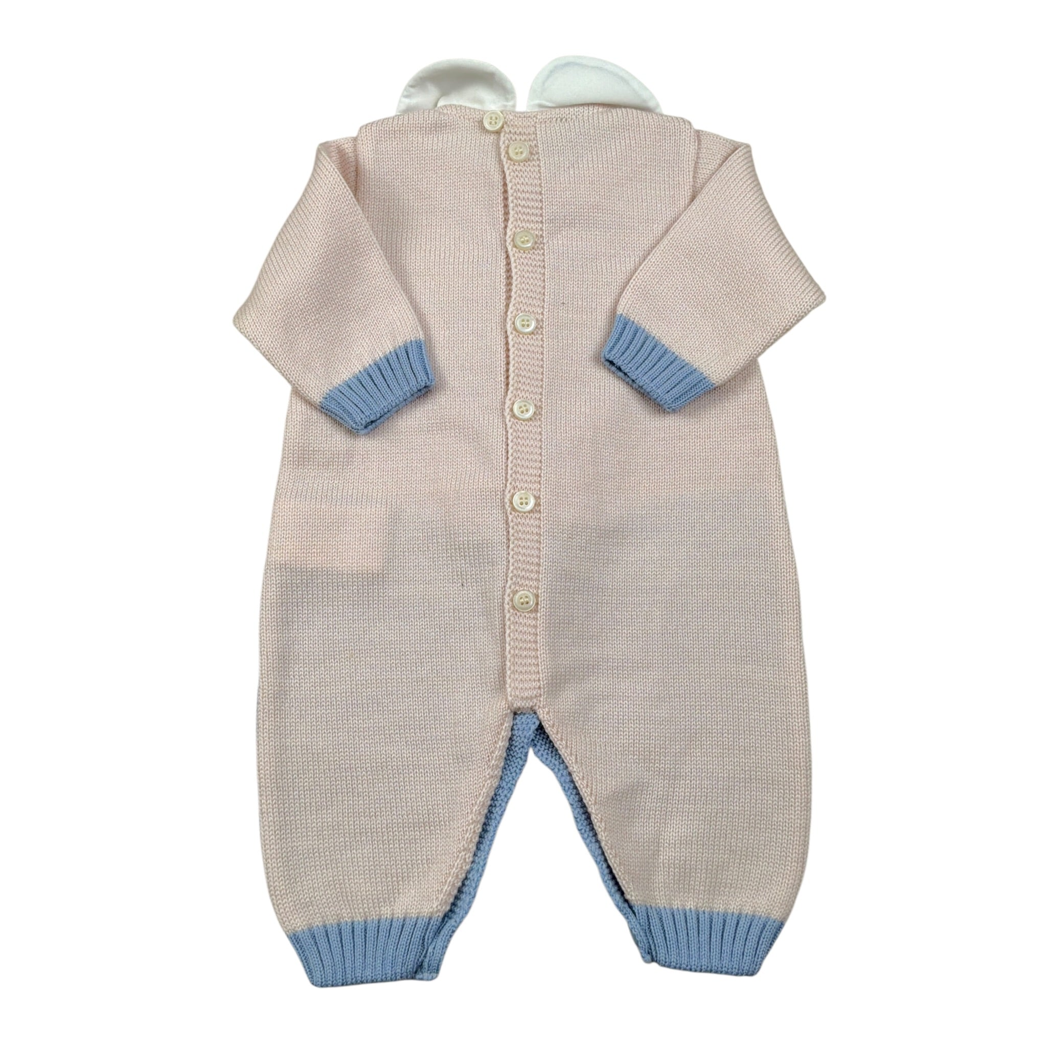 Marlu' Tutina tinta unita con Stampa Beige per Neonato IN57100 BEIGE MARLU' 