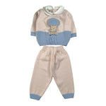 Marlu' Completo 2Pz Maglia-Pantalone Beige per Neonato IN57500 BEIGE MARLU' 