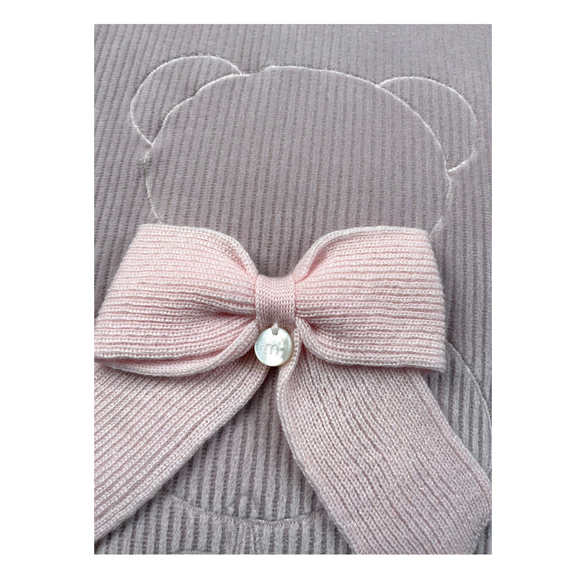 Marlu' Coperta Bicolore In Ciniglia Rosa per Neonata IN5981 ROSA MARLU' 
