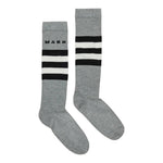 Marni Calzini tinta unita con Logo Grigio per Bambino M01631 GRIGIO MARNI 