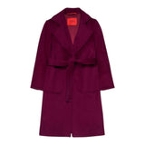 Max&Co. Cappotto tinta unita con Colletto Viola per Bambina MX0001MX052X VIOLA MAX&Co. 