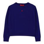 Max&Co. Maglia tinta unita con Stampa Blu per Bambina MX0003 BLU MAX&Co. 