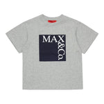 Max&Co. T-Shirt tinta unita con Stampa Grigio per Bambino MX0005 GRIGIO MAX&Co. 