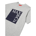 Max&Co. T-Shirt tinta unita con Stampa Grigio per Bambino MX0005 GRIGIO MAX&Co. 