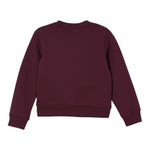 Max&Co. Felpa tinta unita Girocollo con Stampa Bordeaux per Bambino MX0037 BORDEAUX MAX&Co. 