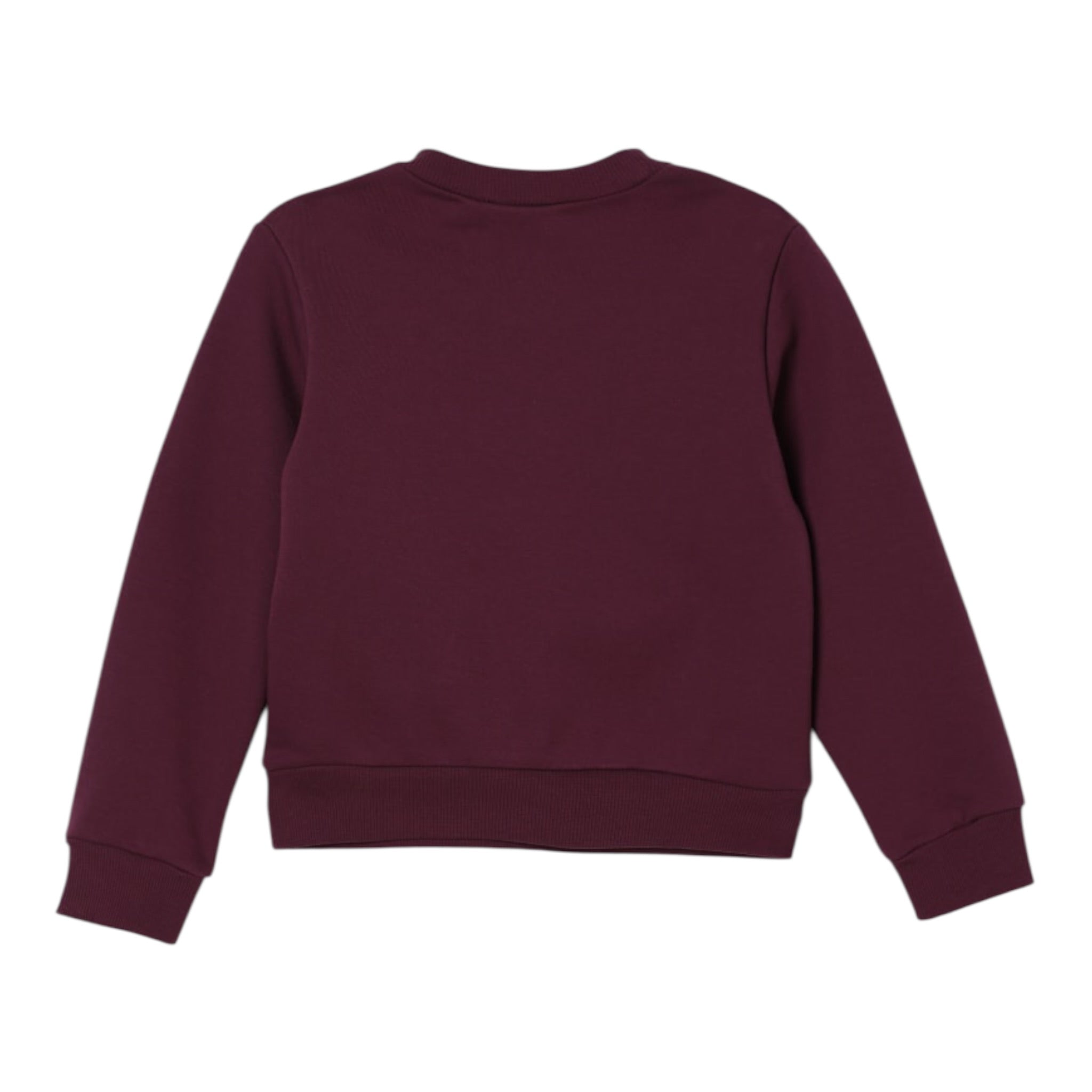 Max&Co. Felpa tinta unita Girocollo con Stampa Bordeaux per Bambino MX0037 BORDEAUX MAX&Co. 