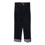 Max&Co. Jeans Tinta Uita con Piegoni Blu per Bambina MX0217X BLU MAX&Co. 