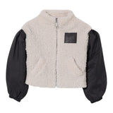 Max&Co. Giubbino tinta unita con Maniche In Contrasto Panna per Bambina MX0233MX093 PANNA MAX&Co. 