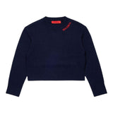 Max&Co. Maglia tinta unita con Stampa Blu per Bambina MX0251X BLU MAX&Co. 