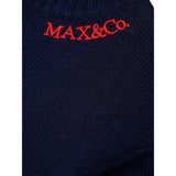 Max&Co. Maglia tinta unita con Stampa Blu per Bambina MX0251X BLU MAX&Co. 