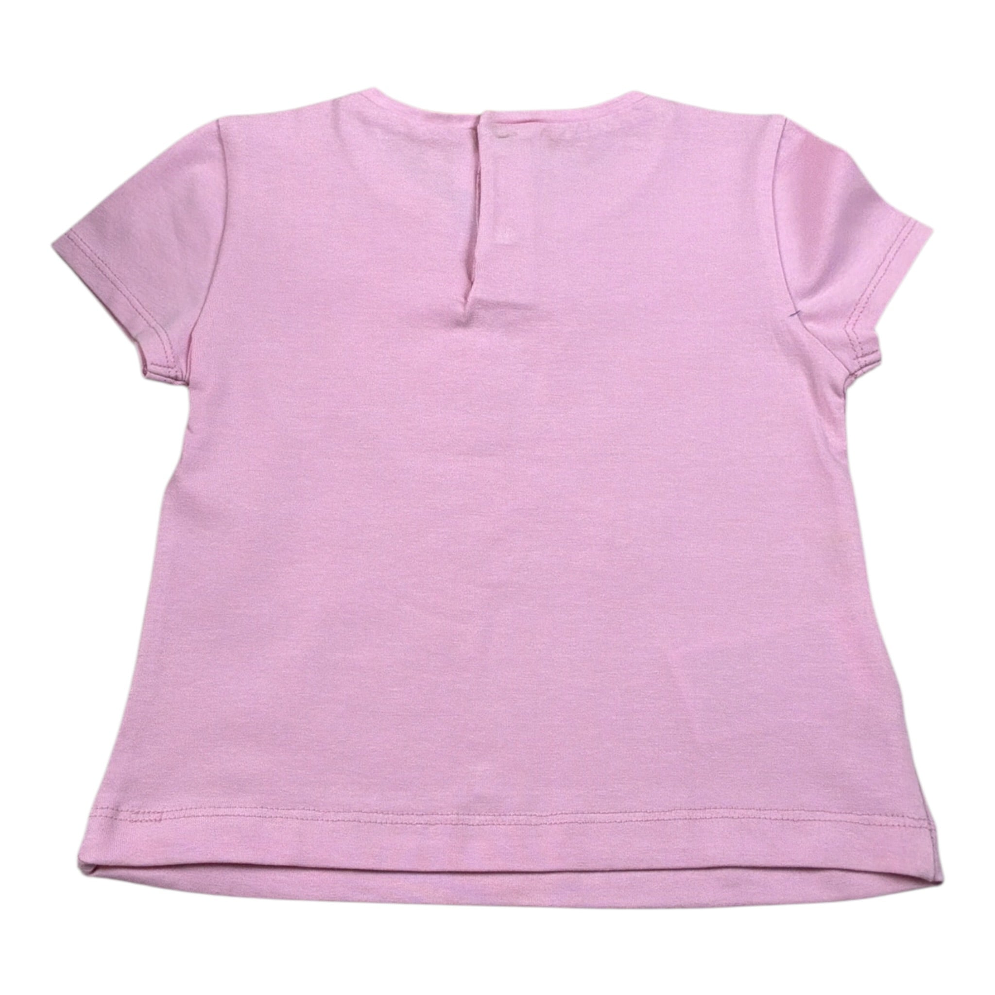 Mayoral T-Shirt tinta unita con Stampa Rosa per Neonata 105 ROSA MAYORAL 