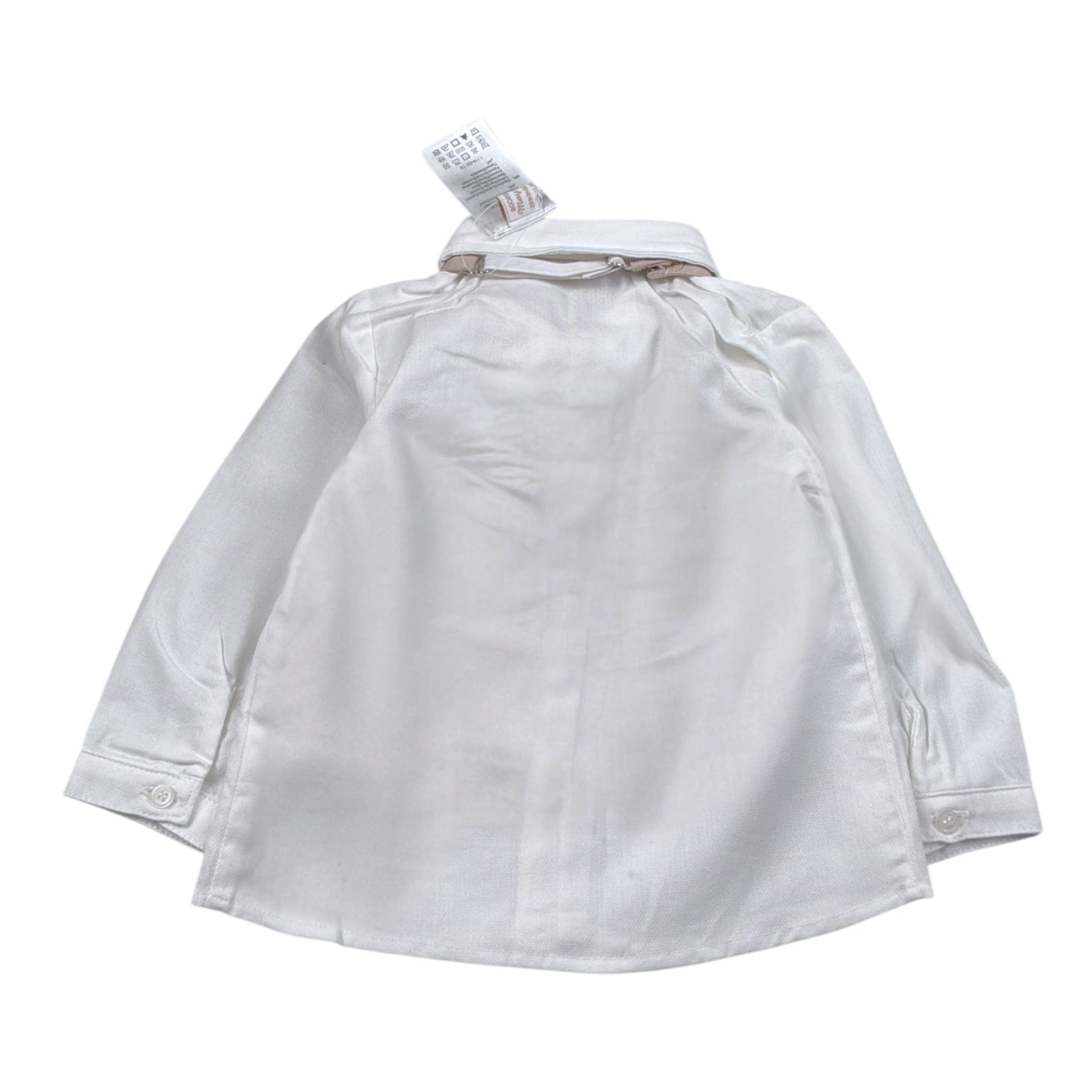 Mayoral Camicia tinta unita con Papillon Bianco per Neonato 1119 BIANCO MAYORAL 