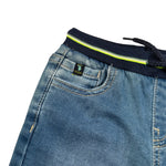 Mayoral Jeans tinta unita con Elastico In Vita Blu per Neonato 1548 BLU MAYORAL 