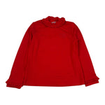 Mayoral Shirt tinta unita con Colletto Rosso per Bambina 2089 ROSSO MAYORAL 