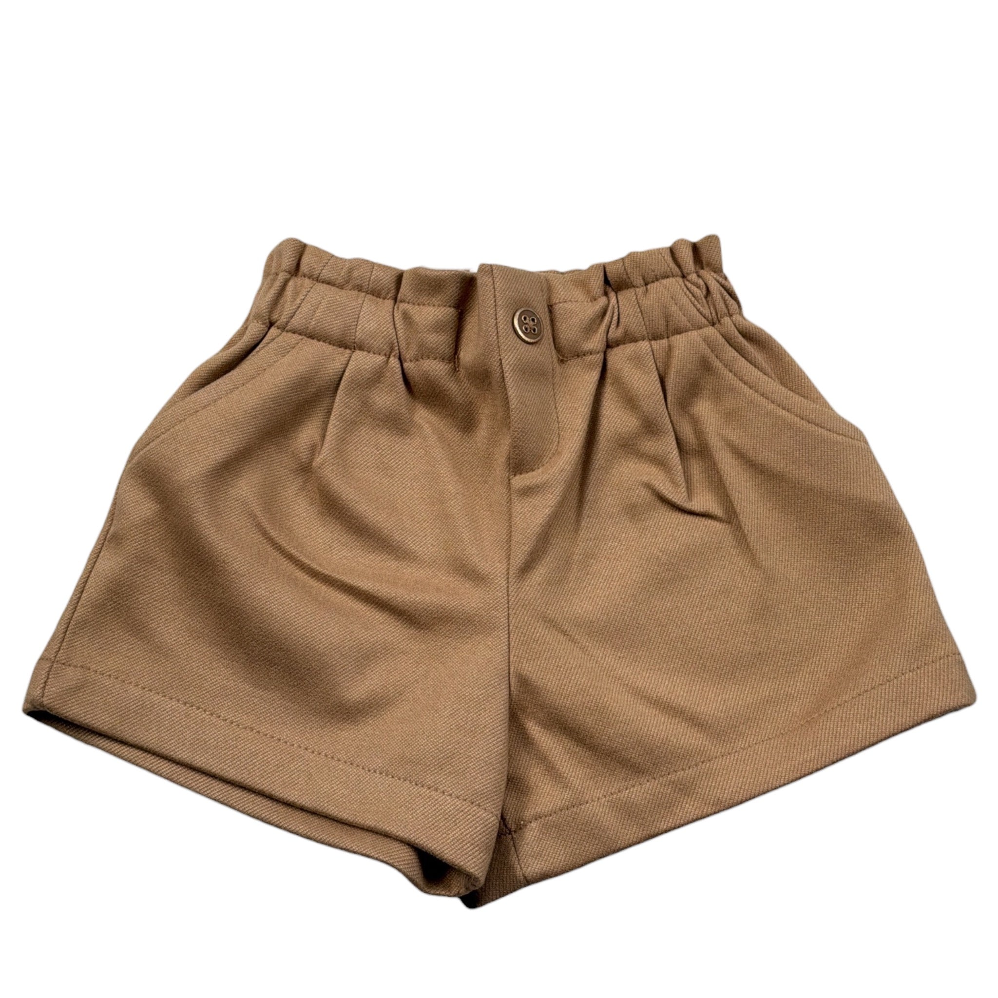 Mayoral Short tinta unita con Elastico In Vita Cammello per Neonata 2261 CAMMELLO MAYORAL 