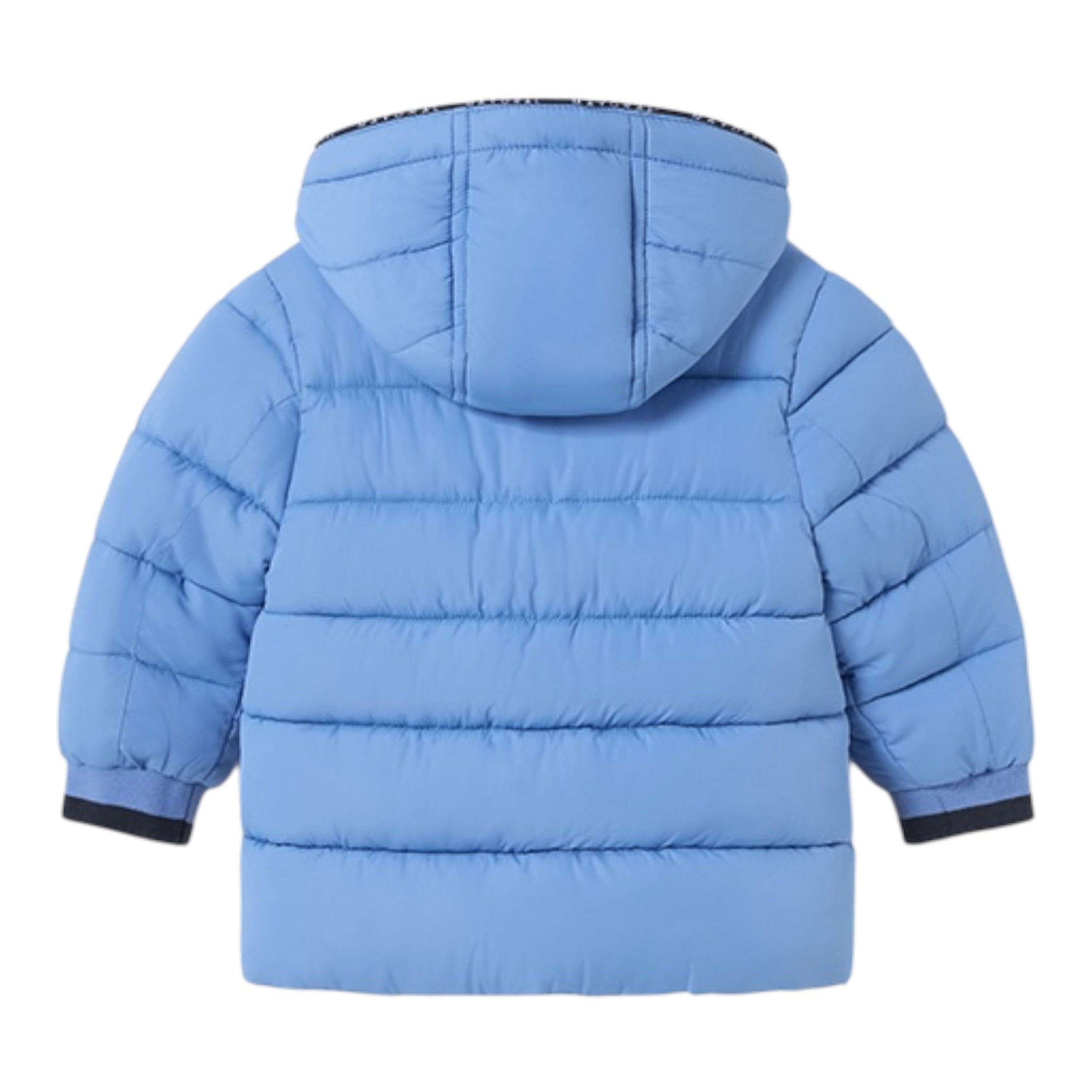 Mayoral Giubbino tinta unita con Zip E Cappuccio Cobalto per Bambino 2438 COBALTO MAYORAL 