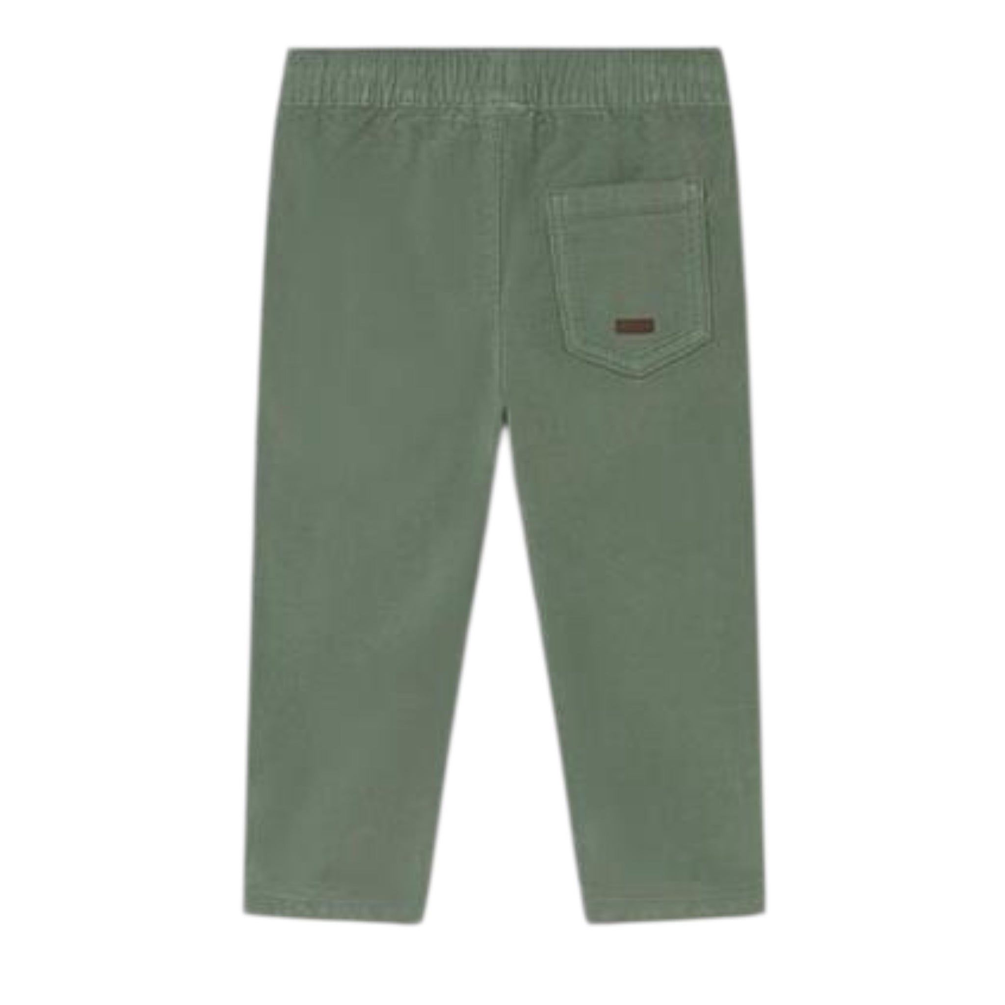 Mayoral Pantalone tinta unita con Elastico In Vita Verde per Neonato 2507 VERDE MAYORAL 