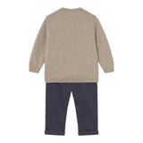 Mayoral Completo 2Pz Maglia-Pantalone Beige/Blu per Neonato 2515 BEIGE/BLU MAYORAL 