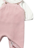 Mayoral Completo 3 Pezzi Cardigan-Salopette-Shirt Rosa per Neonata 2604 ROSA MAYORAL 