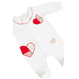 Mayoral Set Tutine Bicolore Bianco/Rosso per Neonata 2702 BIANCO/ROSSO MAYORAL 