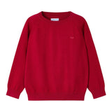 Mayoral Maglia tinta unita Girocollo Rosso per Bambino 323 ROSSO MAYORAL 