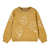 Mayoral Maglia tinta unita con Ricami Giallo Ocra per Bambina 4308 GIALLO OCRA MAYORAL 