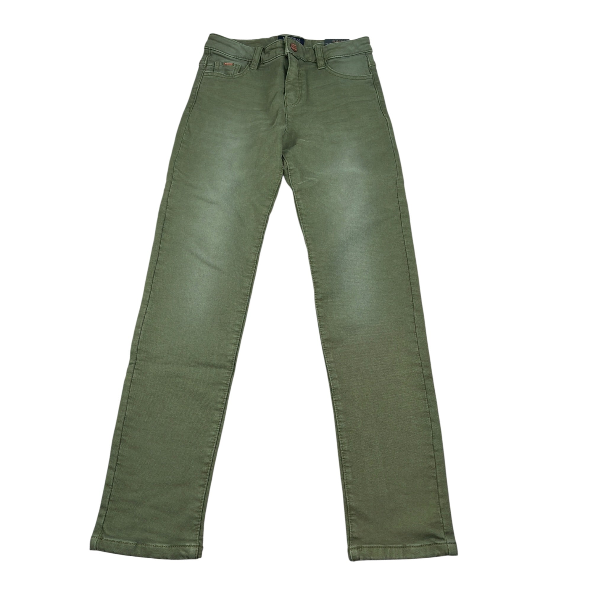 Mayoral Pantalone tinta unita con Girovita Regolabile Verde per Bambino 4517 VERDE MAYORAL 